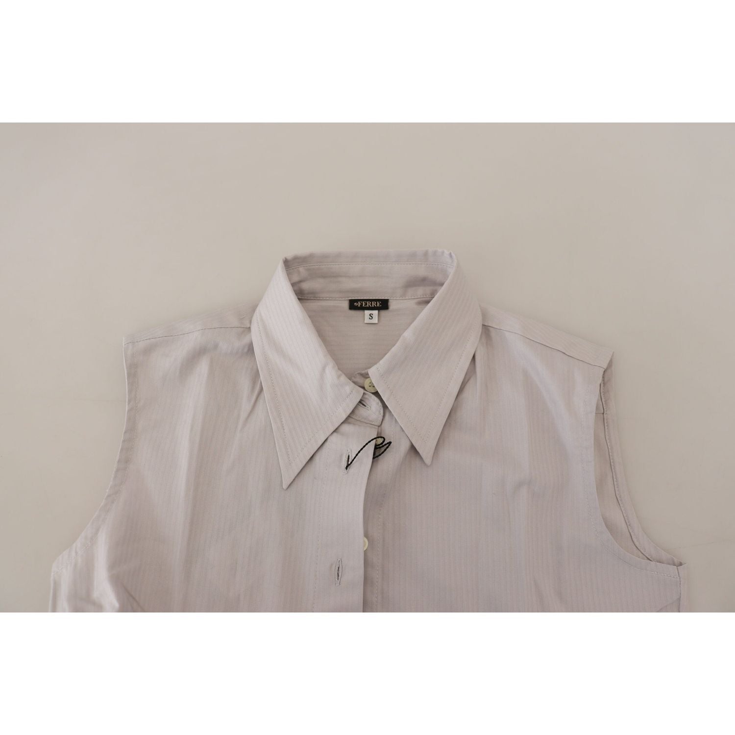 优雅无袖棉质 Polo 衫