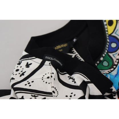 Dolce & Gabbana Multicolor Printed Women Exclusive Shirt Top