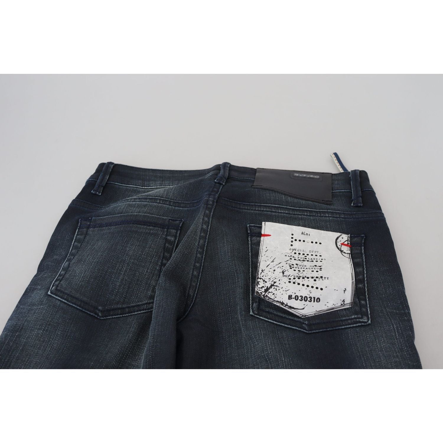 时尚低腰修身牛仔裤