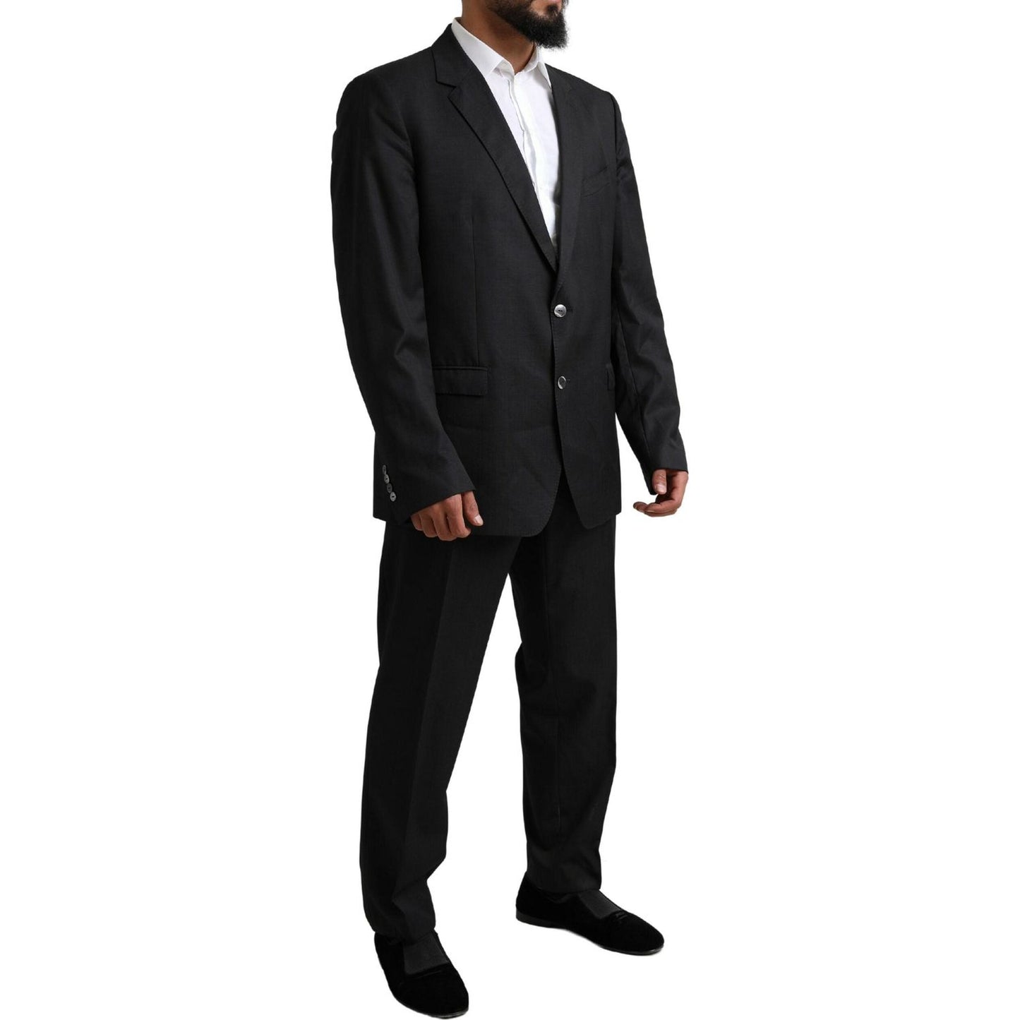 Dolce & Gabbana Black MARTINI Single Breasted 2 Piece Suit KOS2117-58