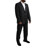 Dolce & Gabbana Black MARTINI Single Breasted 2 Piece Suit KOS2117-58