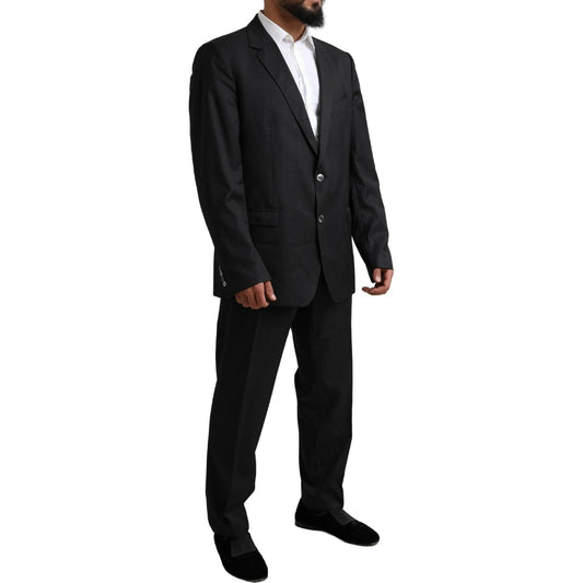 Dolce & Gabbana Black MARTINI Single Breasted 2 Piece Suit KOS2117-58