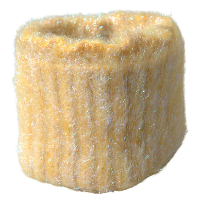 精致黄色真丝混纺围巾