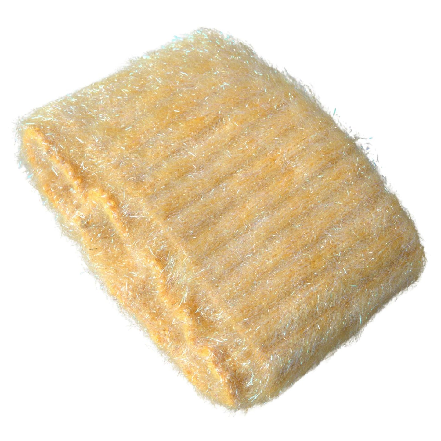 精致黄色真丝混纺围巾