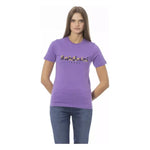 Baldinini Trend Purple Cotton Women T-Shirt BA-23909-S