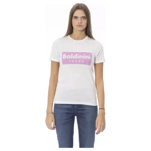 Baldinini Trend White Cotton Women T-Shirt