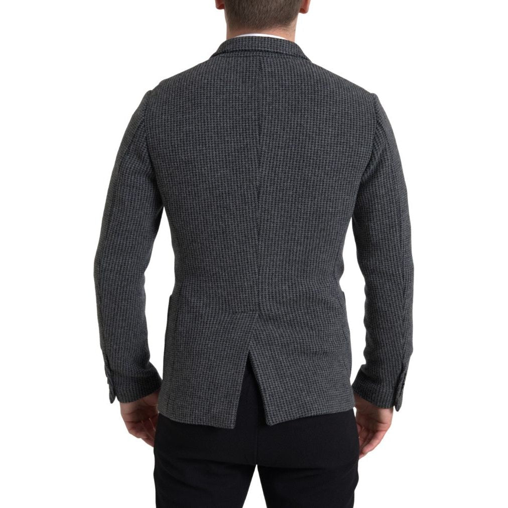 优雅修身羊绒西装外套