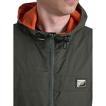 Dolce & Gabbana Green Orange Hooded Cotton Full Zip Jacket JKT3661-58