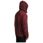 Dolce & Gabbana Red Leopard Hooded Bomber Full Zip Jacket JKT3688-48