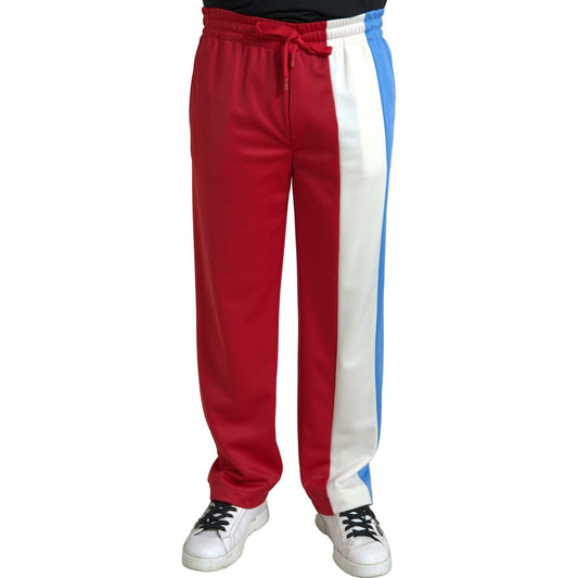 Dolce & Gabbana Multicolor Polyester Men Sweatpants Pants PAN74844-48