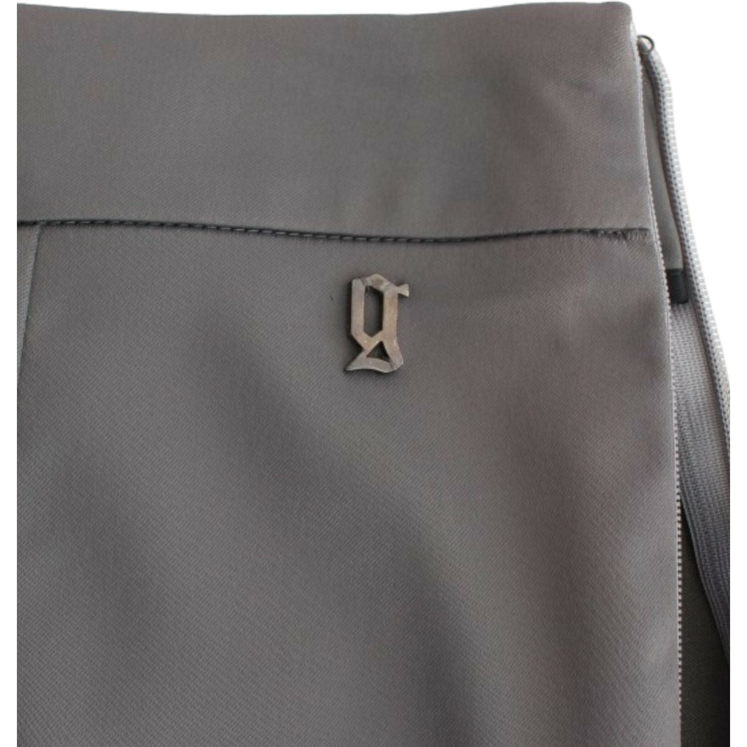 John Galliano Gray slim fit pants