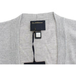 Cavalli Cropped Virgin Wool Cardigan in Chic Gray Cavalli Gray
