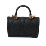 Dolce & Gabbana Black Silicone Devotion Heart Gold Chain Airpods Case