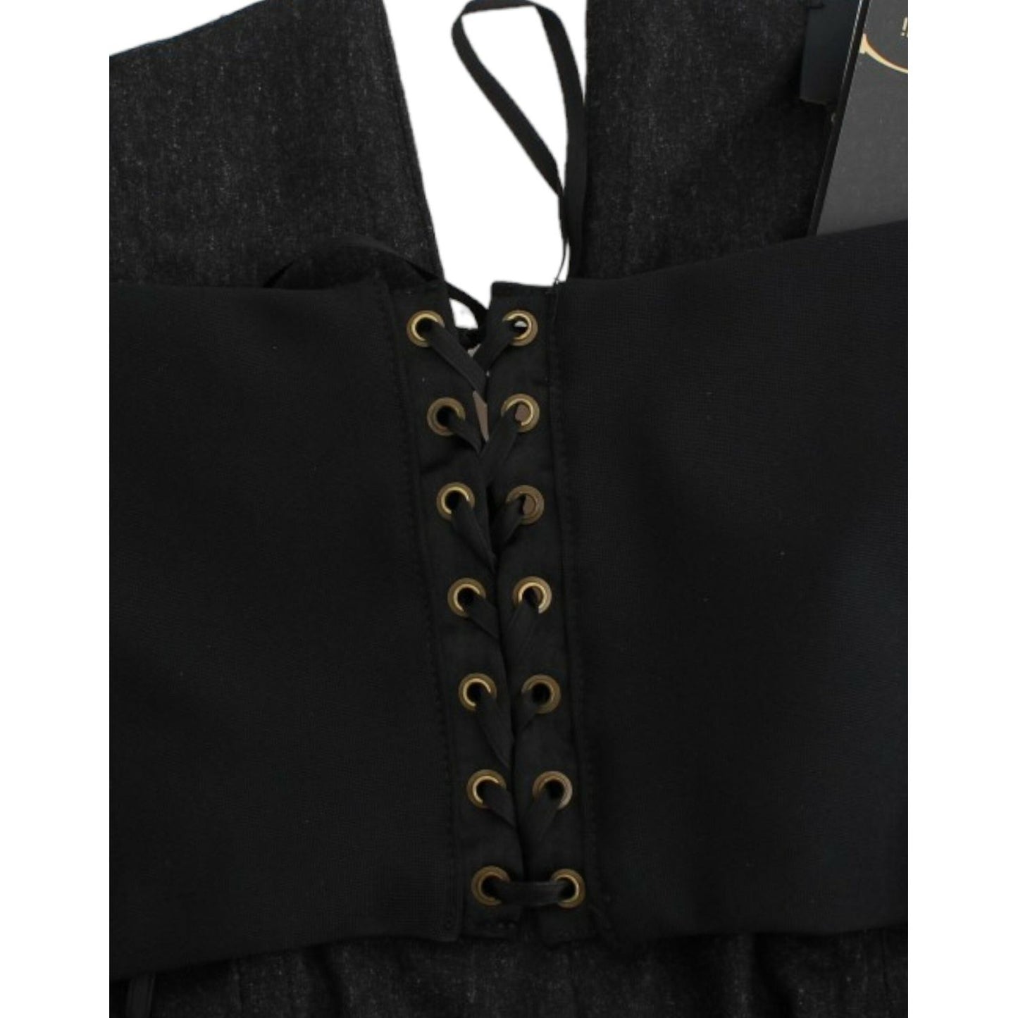 Cavalli Gray strapless dress