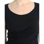 Cavalli Black Cotton Top SIG11625-3