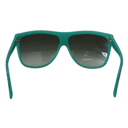 Dolce & Gabbana Green Stars Acetate Square Shades Sunglasses