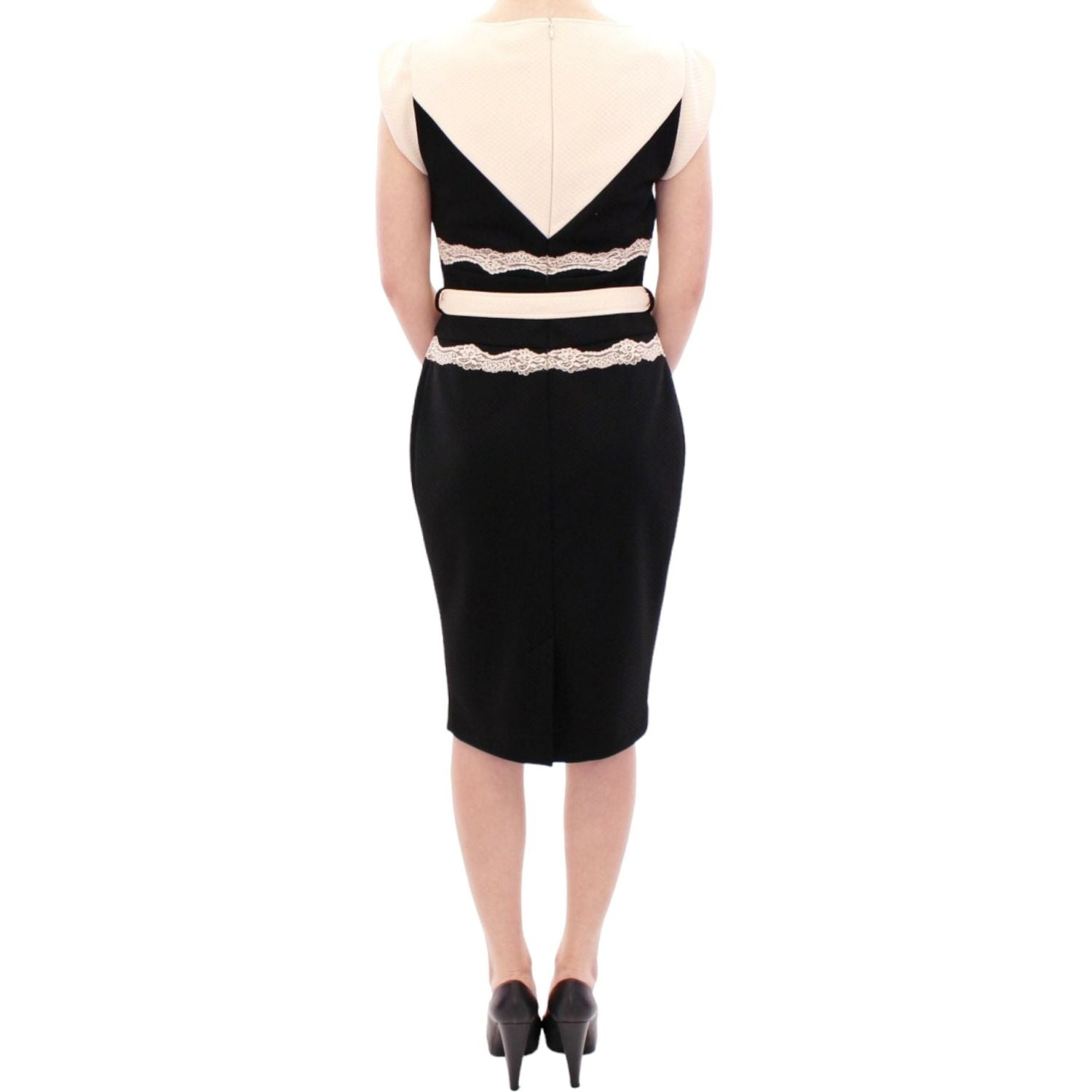 Cavalli Black lace sheath dress