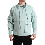 Dolce & Gabbana Mint Green Cotton Pockets Pullover Sweater TSH84734-50