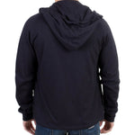 Costume National Elegant Blue Hooded Cotton Sweater Costume National Black