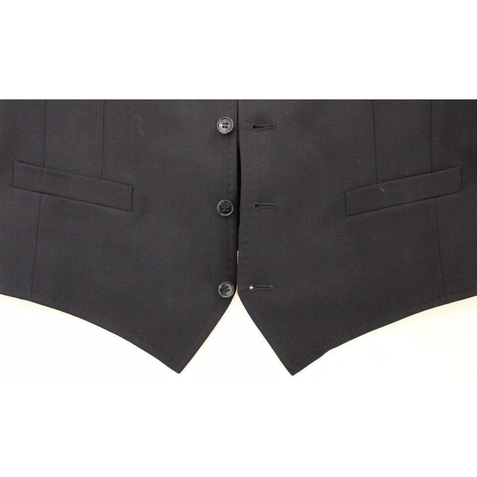 优雅蓝色棉质弹力连衣裙背心