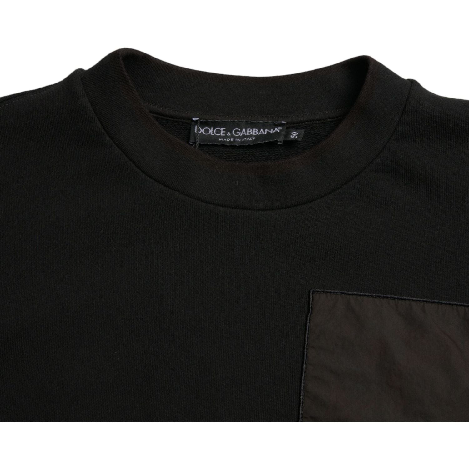 优雅圆领棉混纺毛衣