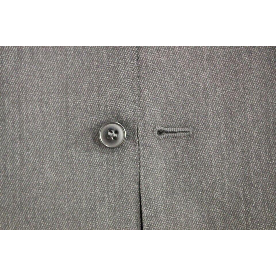 优雅灰色羊毛正装背心