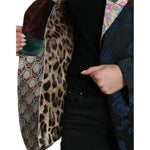 Dolce & Gabbana Multicolor Floral Patchwork Jacquard Jacket