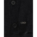 Costume National Elegant Deep V-neck Lightweight Cardigan Costume National Black