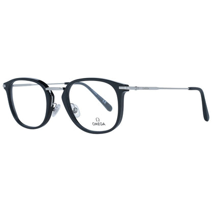 Omega Black Men Glasses Frame
