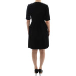 CO|TE Black short sleeve venus dress SIG12647-1