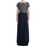 CO|TE Multicolor Short Sleeve Doris Long Dress CO|TE Dark Slate Gray