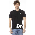 Invicta Black Cotton Men Polo Shirt IN-24057-S