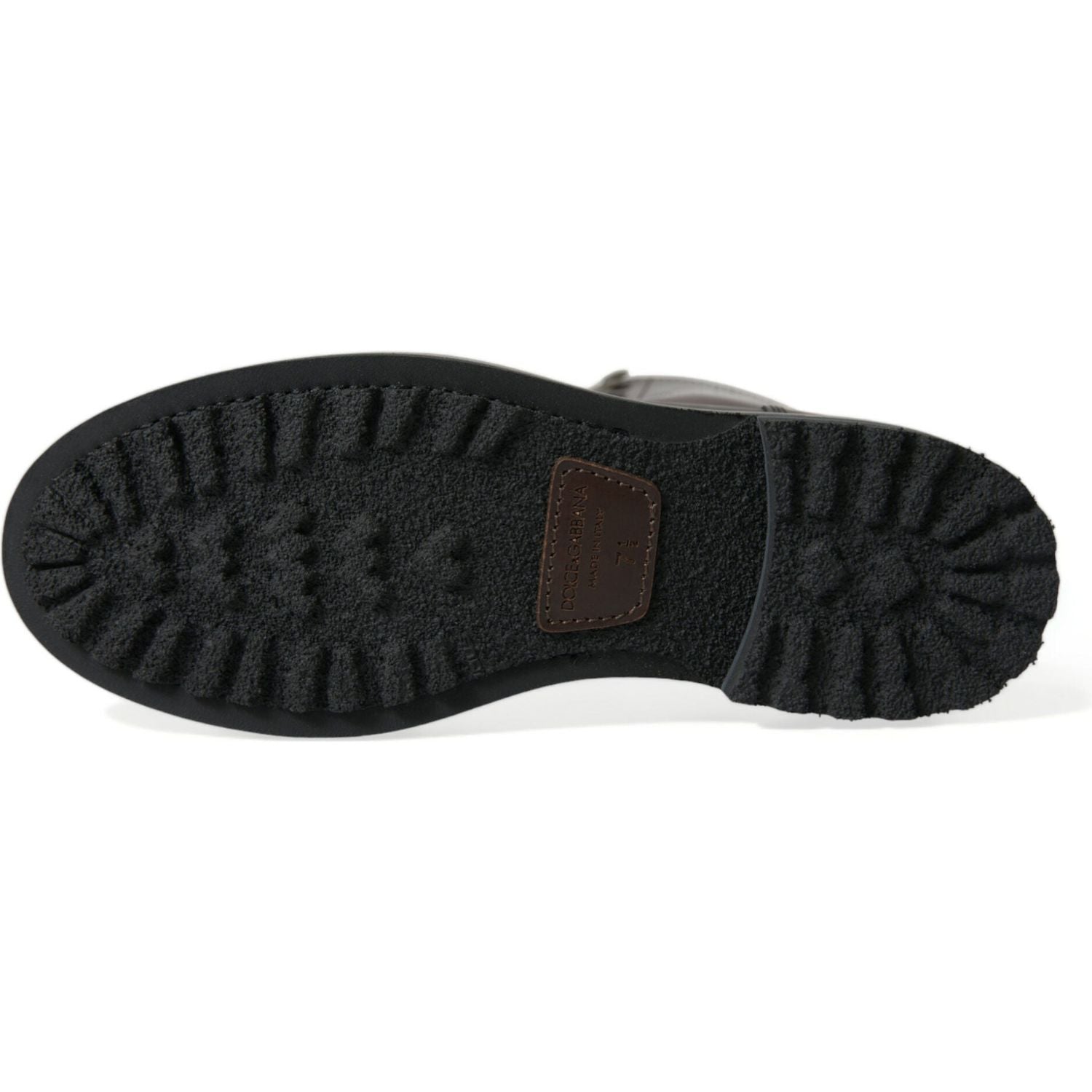 حذاء جلدي أنيق ثنائي اللون من دولتشي آند غابانا