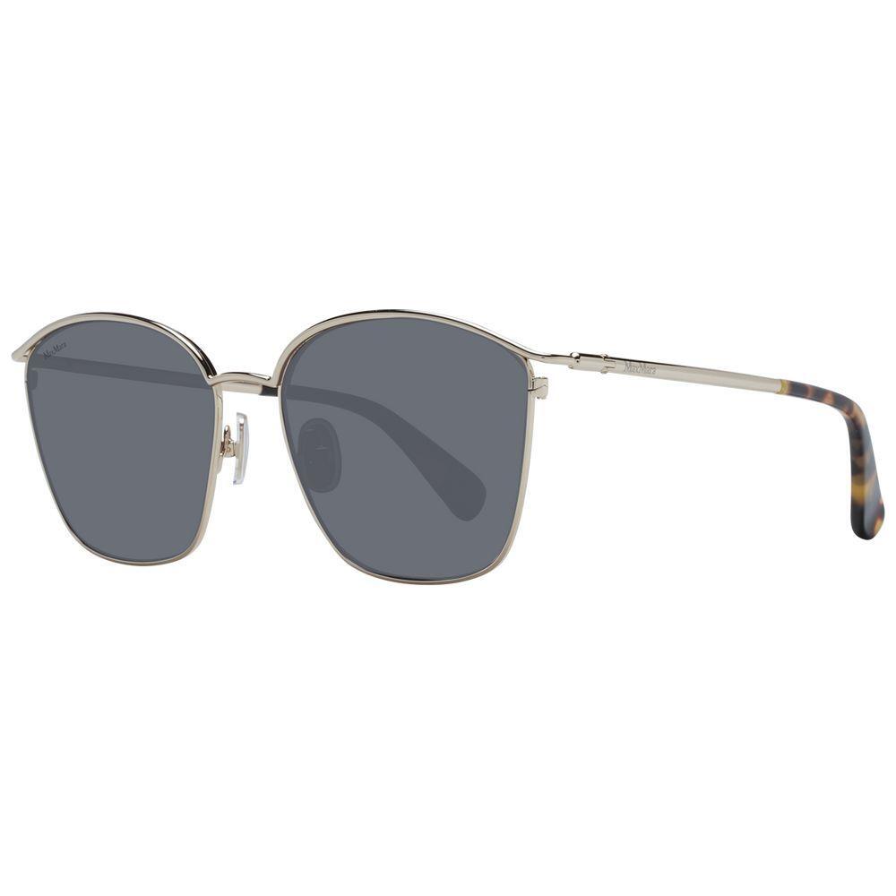 Max Mara Gold Metal Sunglasses