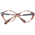 Max & Co Brown Women Glasses Frame in full-rim round style with plastic material and demo lenses, includes branded case.
