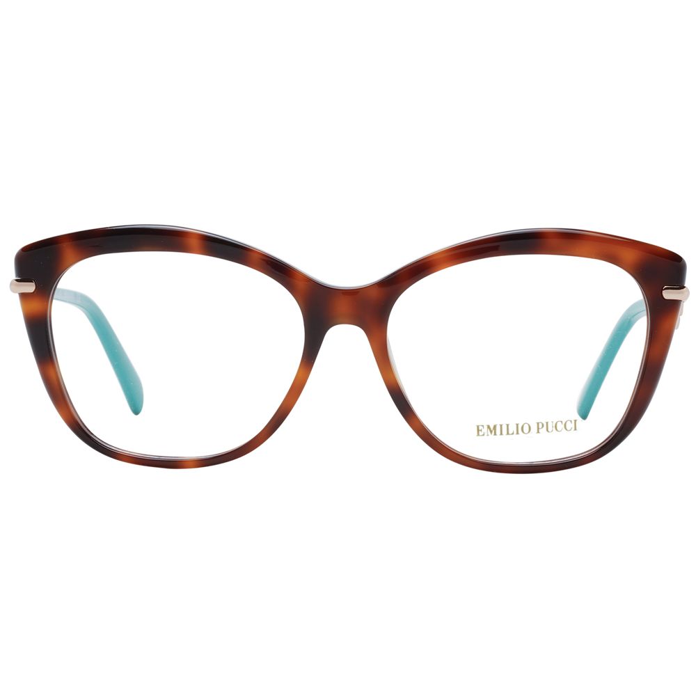 Emilio Pucci Brown Plastic Glasses (Frames)