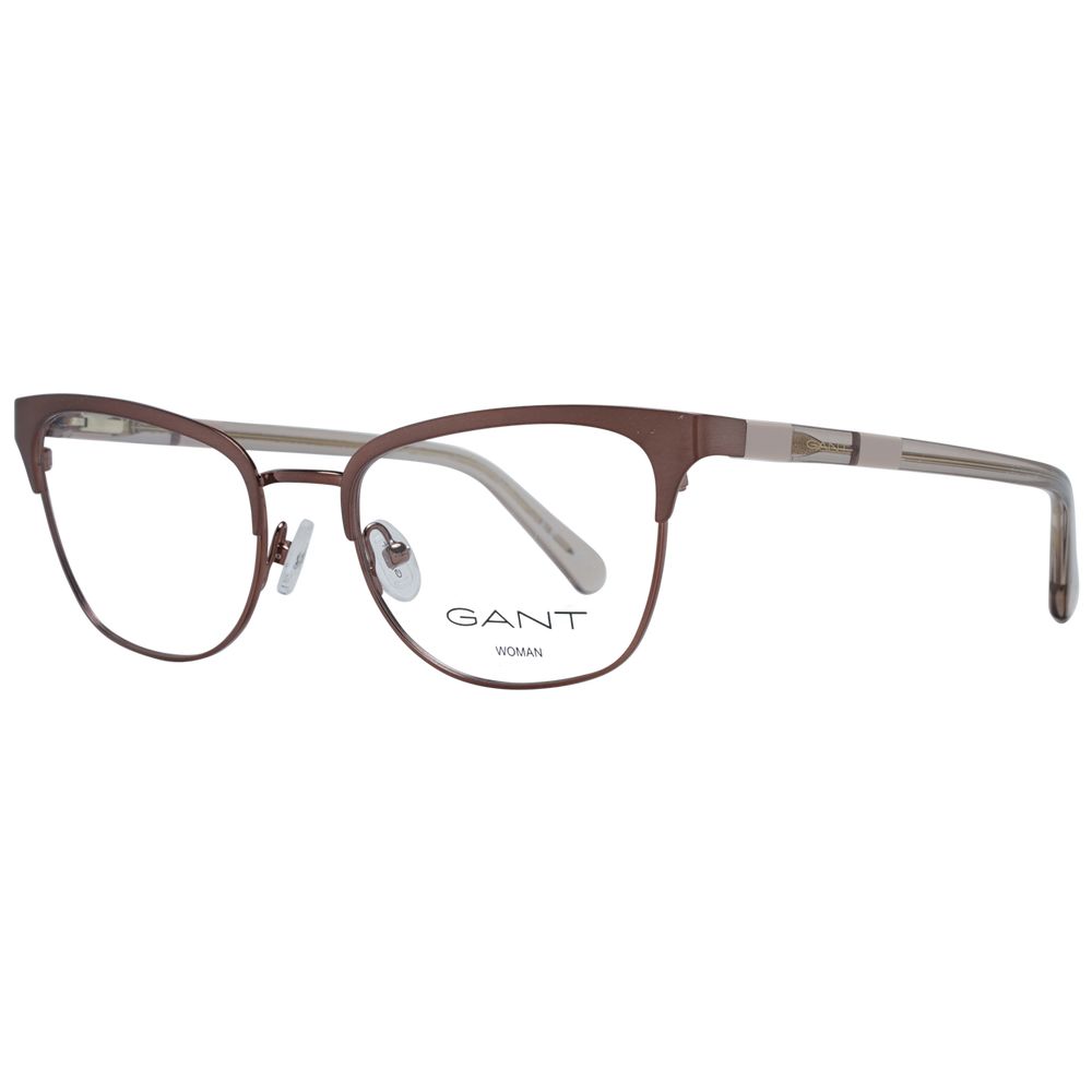 Gant women eyeglasses frame in brown and beige with full-rim design