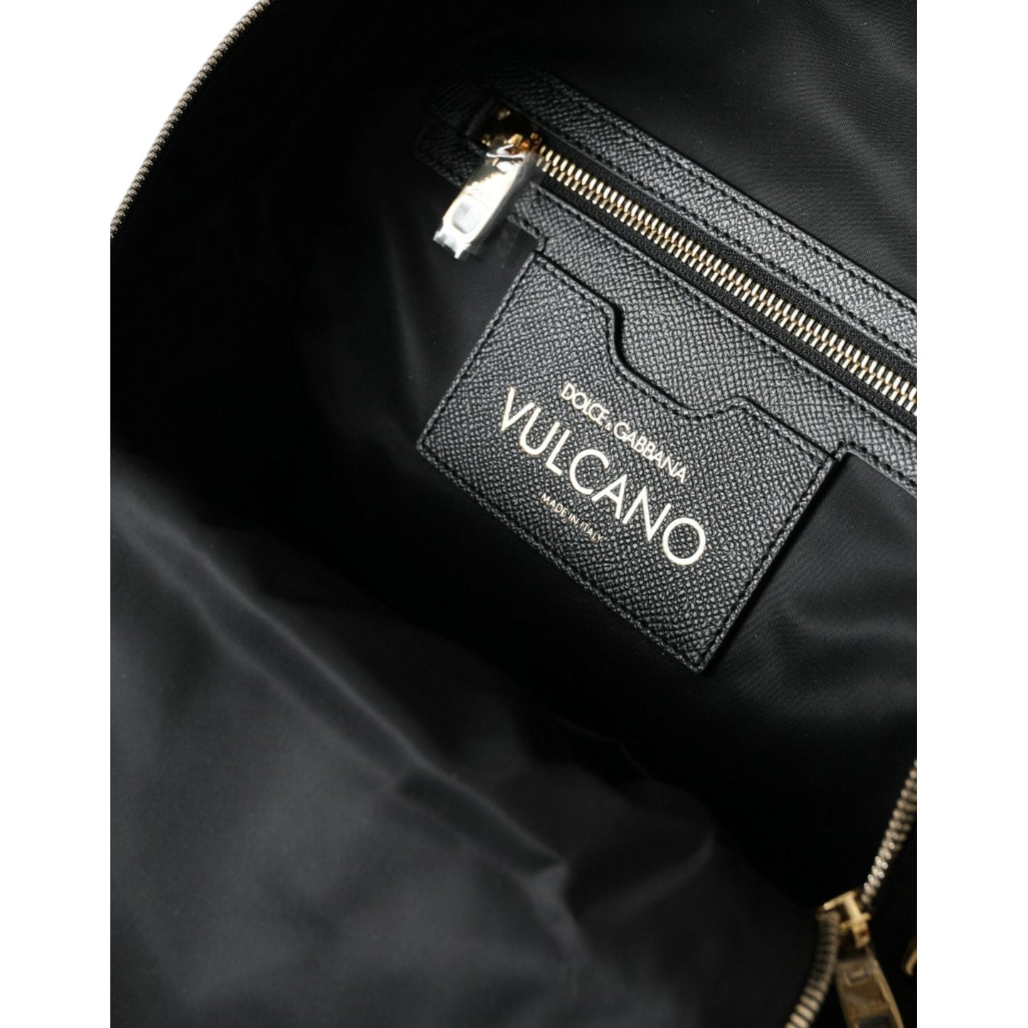 Dolce & Gabbana Black #DGFAMILY Embellished Backpack VULCANO Bag