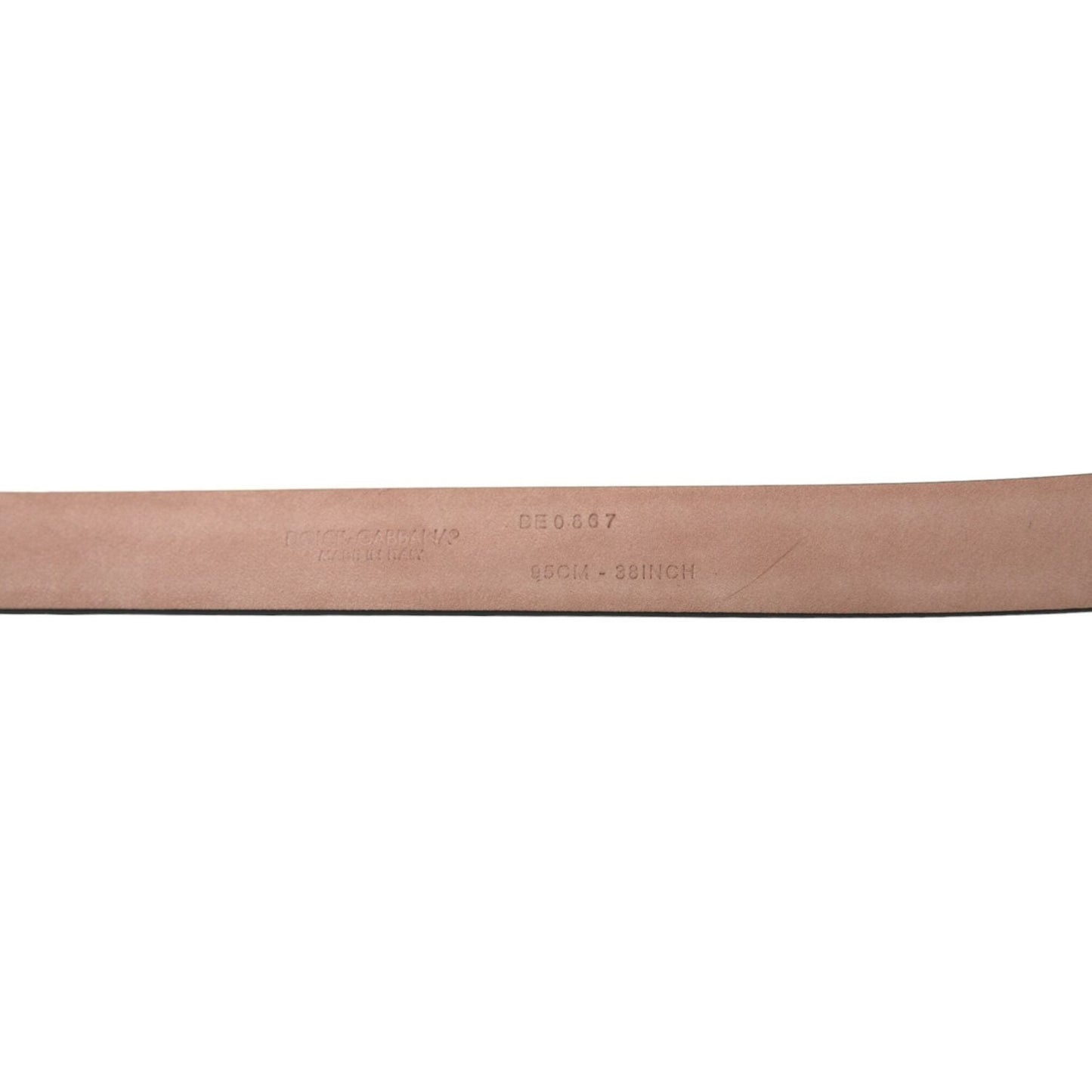 Dolce & Gabbana Maroon Leather Silver Metal Buckle Belt