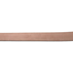 Dolce & Gabbana Maroon Leather Silver Metal Buckle Belt