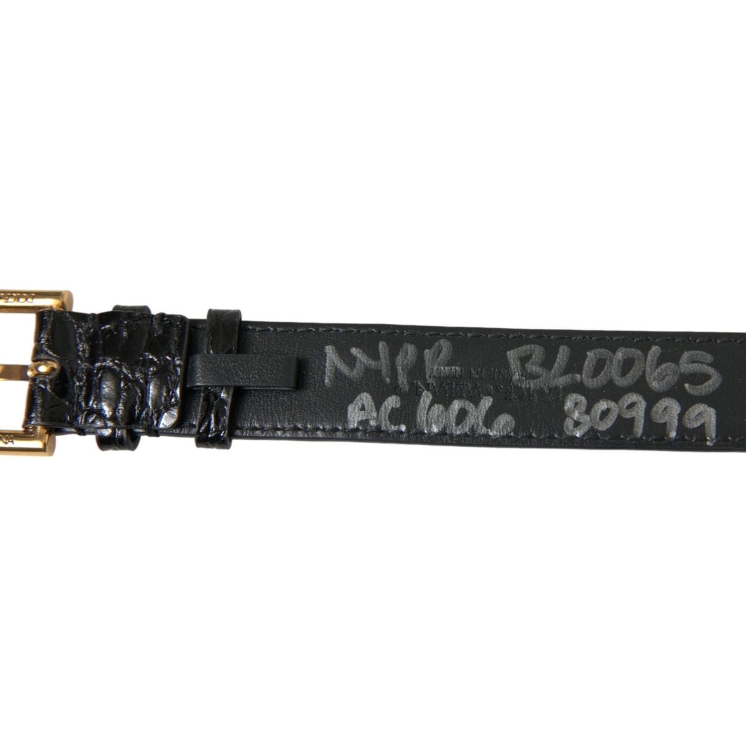 优雅的金色黑色皮革手链