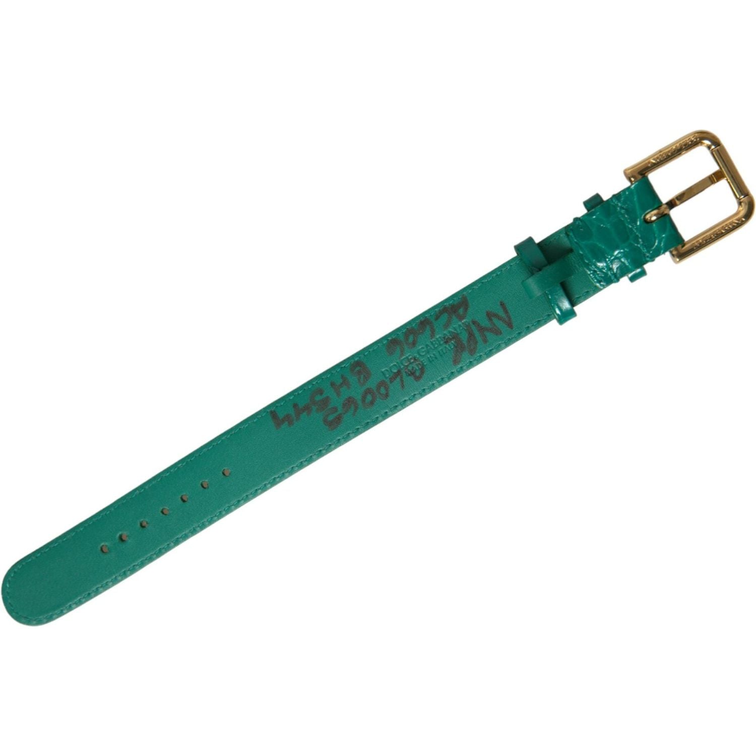 优雅绿色皮革颈带