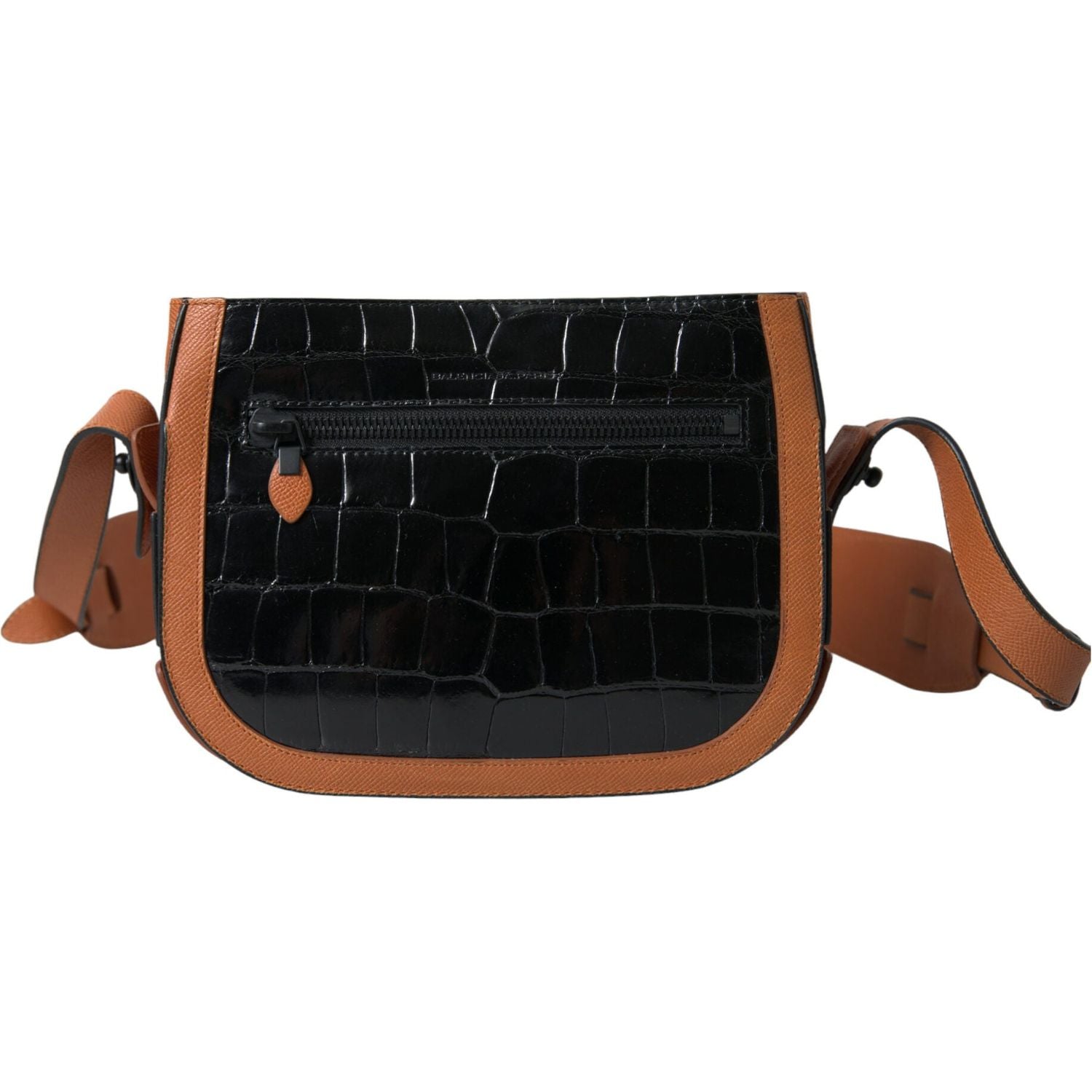 حقيبة كاميرا أنيقة من جلد التمساح من Balenciaga