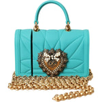 Dolce & Gabbana Turquoise Silicone Devotion Heart Cover Bag Airpods Case Dolce & Gabbana Medium Turquoise