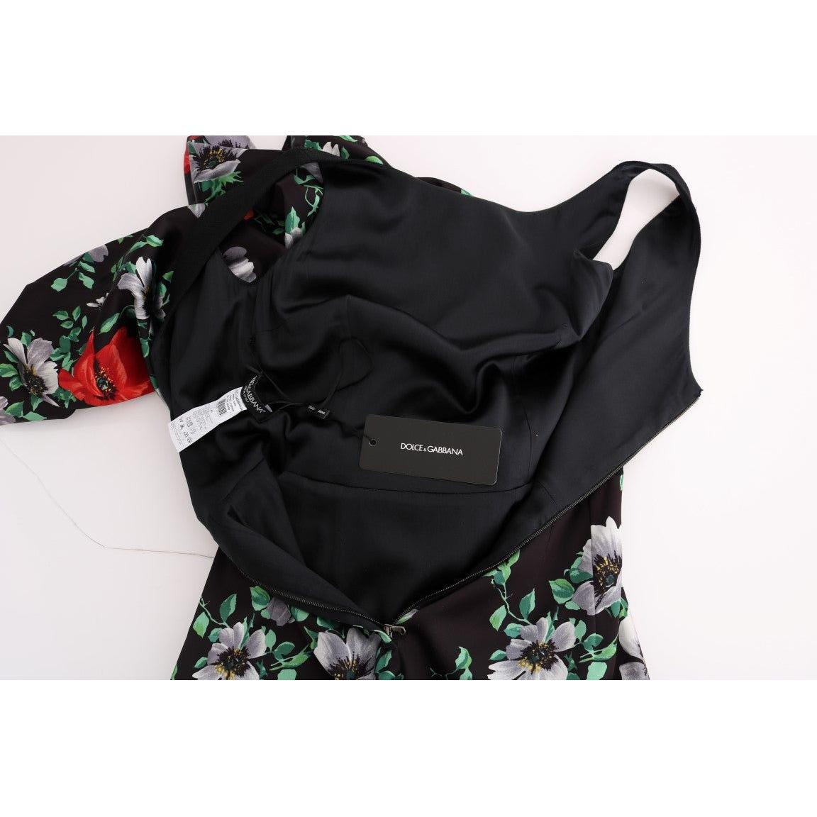 优雅花朵紧身礼服