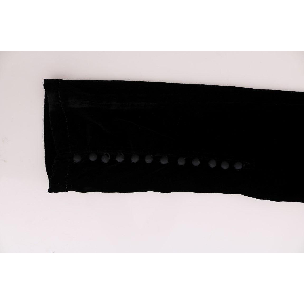 بنطلون أسود أنيق بخصر مرتفع من Ermanno Scervino