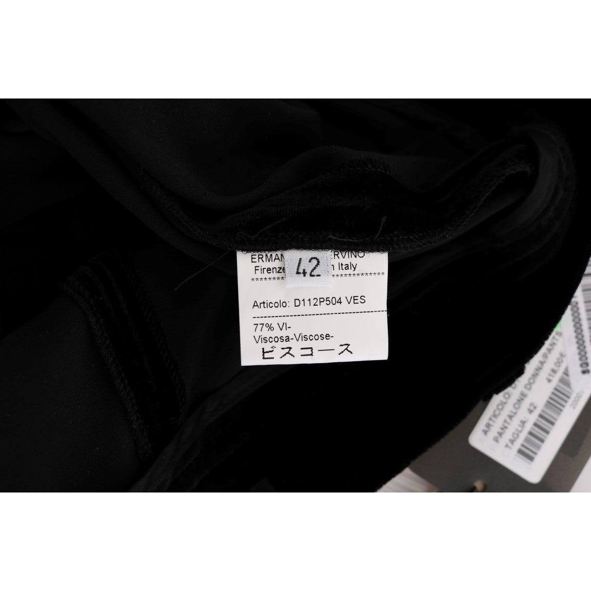 بنطلون أسود أنيق بخصر مرتفع من Ermanno Scervino