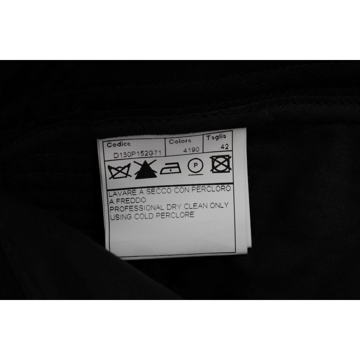 بنطلون Ermanno Scervino Slim Fit باللون الأسود الأنيق