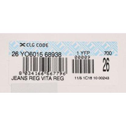 بنطلون جينز قطني أسود بقصّة Slim Fit من Acht Chic