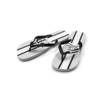 Philipp Plein Gray Polyester Women Flip Flop